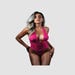 Body Dentelle Coeur Rose