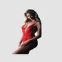 Body Maille & Dentelle Coeur Rouge