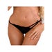 String Asymétrique Gina Noir