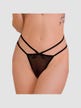 String Taille Haute Scarlett Noir