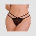 String Taille Haute Scarlett Noir