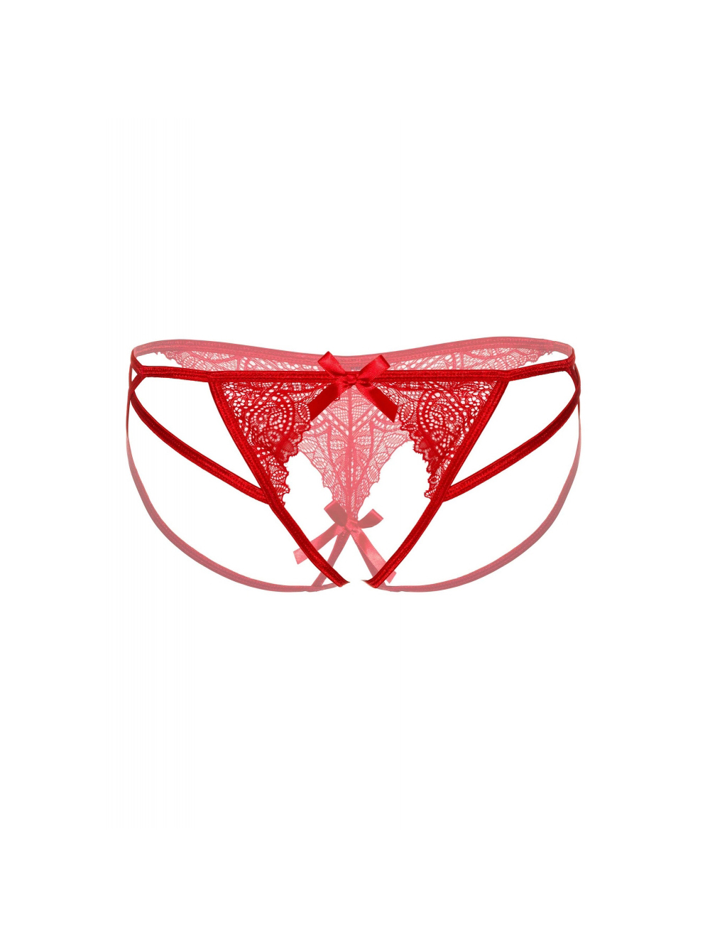 Culotte Ouverte Naomi Rouge