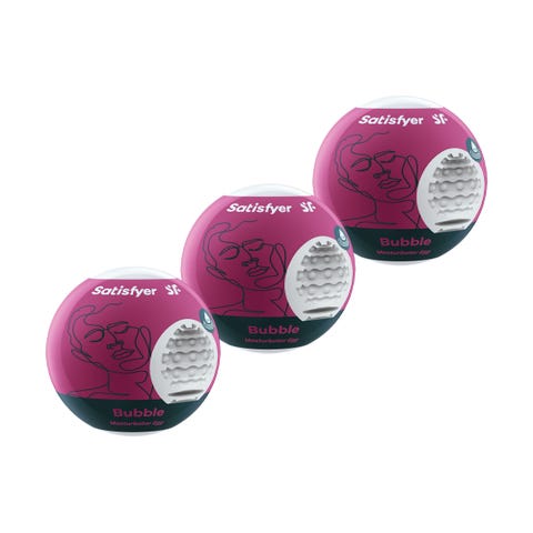 Masturbateur Satisfyer Eggcited Bubble Pack de 3