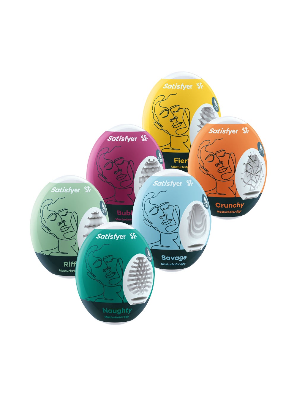 Masturbateur Satisfyer Eggcited Pack de 6 3