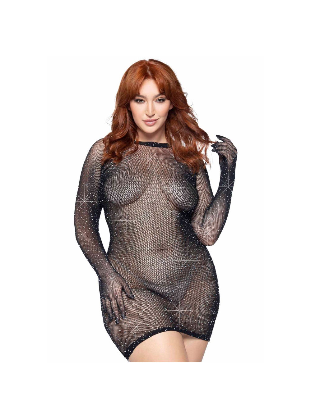 Robe Manches Gantées 86124X Noire GT main product photo