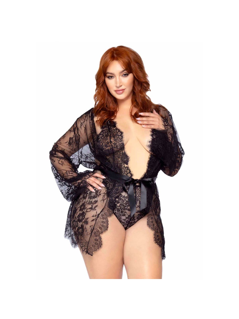 Body & Déshabillé 86112X Dentelle Noir GT main product photo