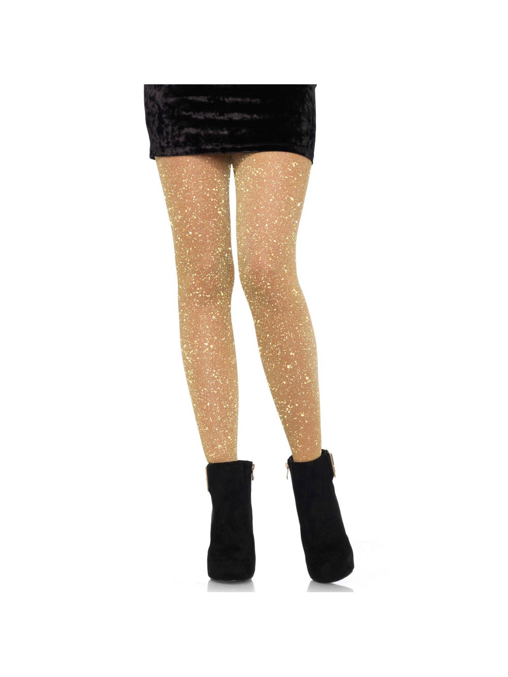 Collant paillettes Marsha doré main product photo