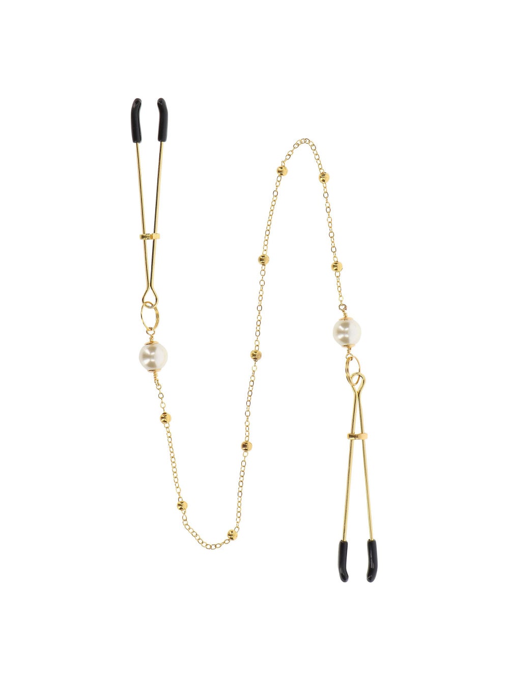 Pinces à Tétons Tweezers Pearl & Deluxe Chain Nipple Play 4