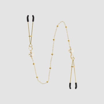Pinces à Tétons Tweezers Pearl & Deluxe Chain Taboom