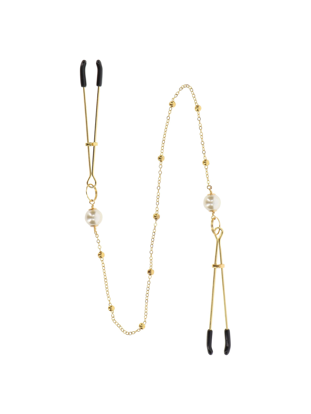 Pinces à Tétons Tweezers Pearl & Deluxe Chain Nipple Play main product photo