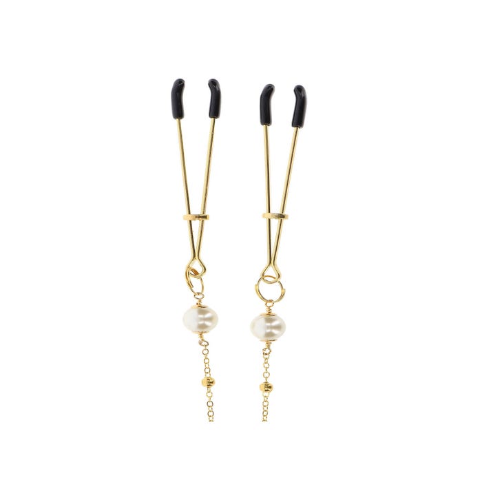 Pinces à Tétons Tweezers Pearl & Deluxe Chain Taboom