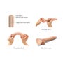 Gode Ventouse Réaliste Strap-on-Me Sliding Skin XL