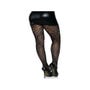 Collant Résille 9722 Motif Zèbre Noir