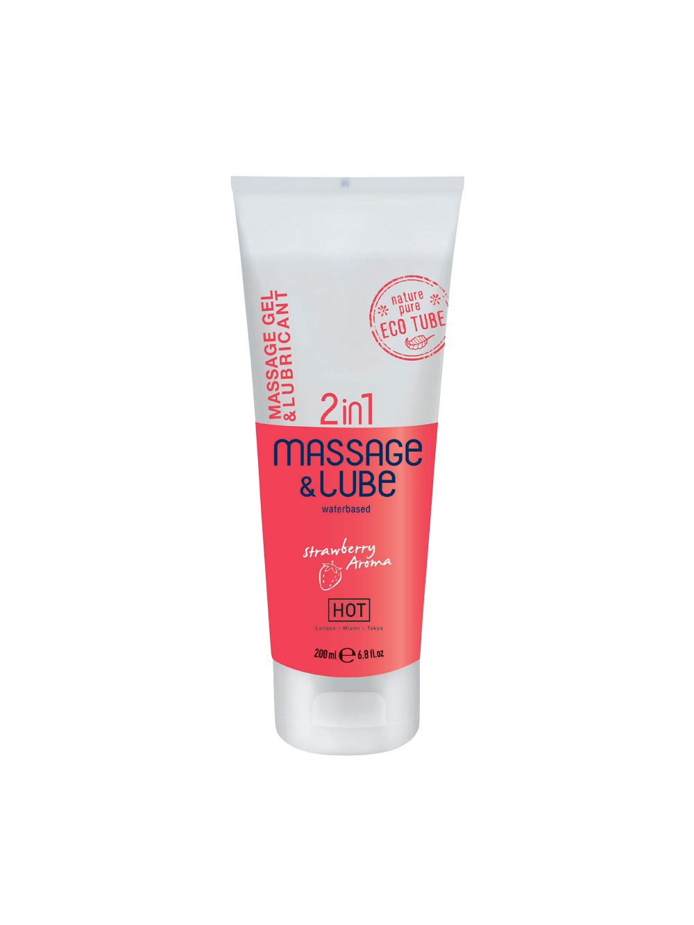 Lubrifiant & Gel de Massage Fraise 200 ml main product photo