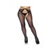 Collant Ouvert 1951 Taille Croisée Noir