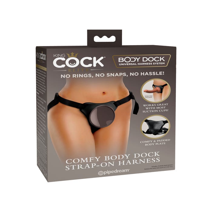 Harnais Body Dock Comfy Strap-On King Cock Elite