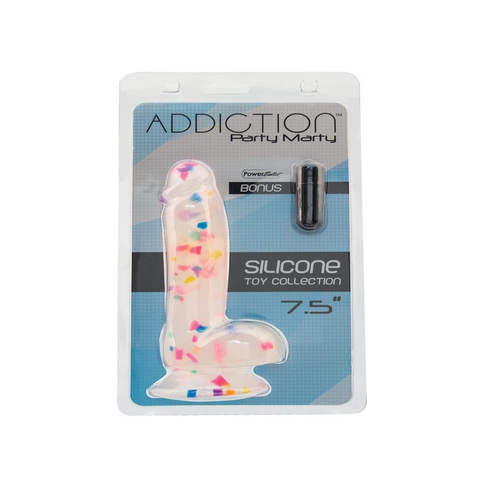 Gode Ventouse Party Marty Confetti 19 cm