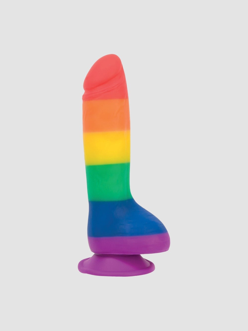 Gode Ventouse Rainbow Justin 20,3 cm