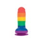 Gode Ventouse Rainbow Justin 20,3 cm