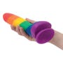 Gode Ventouse Rainbow Justin 20,3 cm