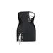 Robe Ouverte Celine Leather Collection Noire