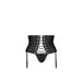 Porte-Jarretelles & String Celine Leather Collection Noirs