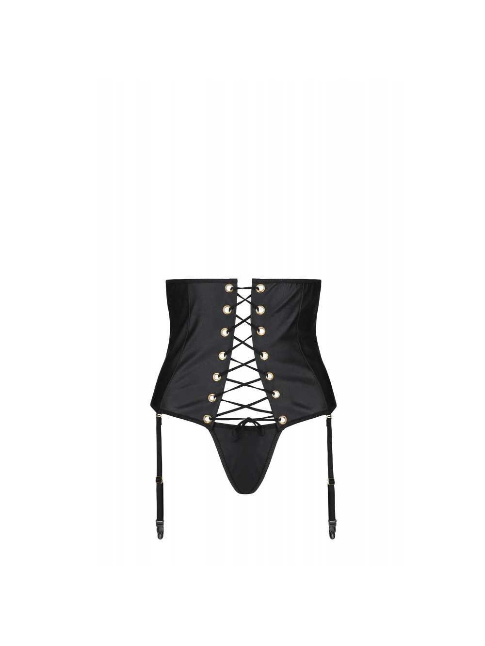 Porte-Jarretelles & String Celine Leather Collection Noirs main product photo