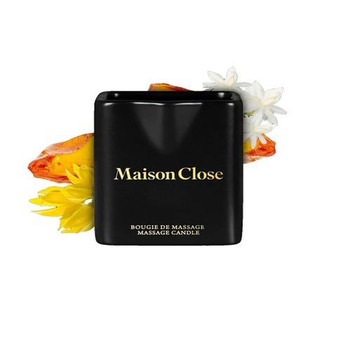 Bougie de Massage Fleur d'Ambre Avant le Coucher