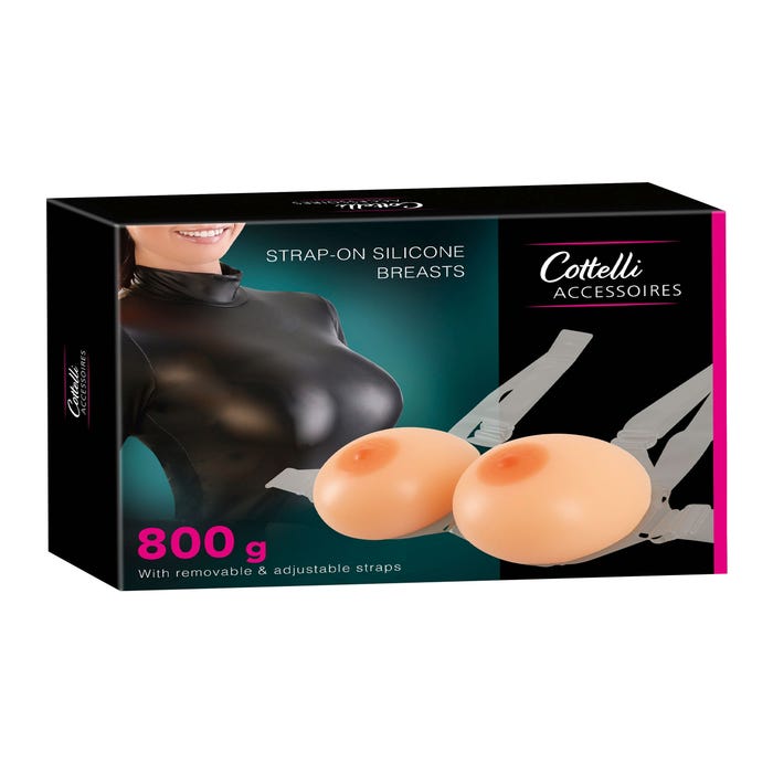 Seins en Silicone avec Bretelles 800 g