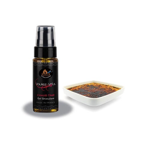 Gel Stimulant pour Homme Chaud Time Crème Brûlée