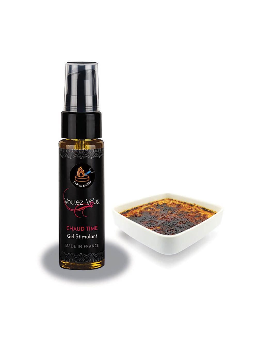 Gel stimulant chauffant Chaud Time crème brûlée 35 ml main product photo