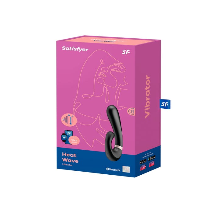 Vibromasseur Rabbit Connecté Satisfyer Heat Wave