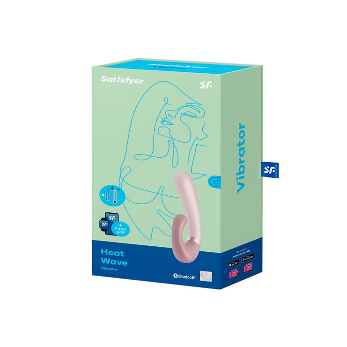 Vibromasseur Rabbit Connecté Satisfyer Heat Wave