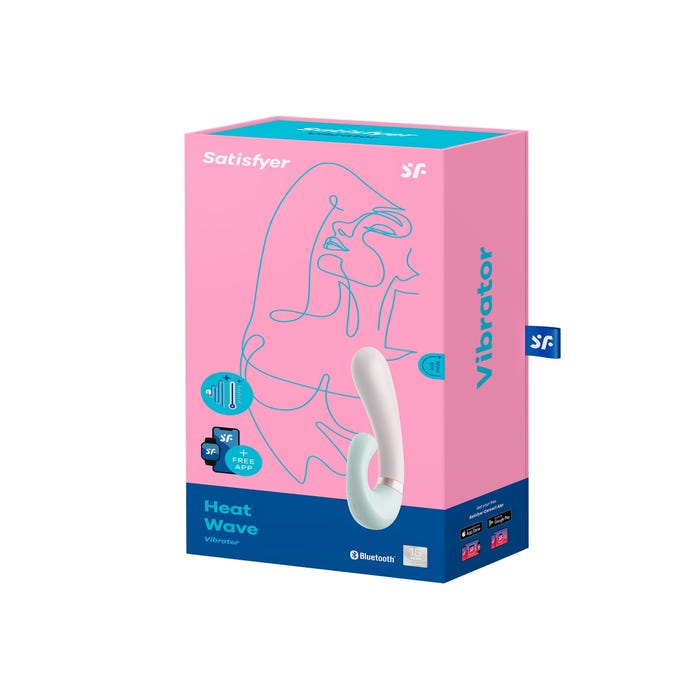 Vibromasseur Rabbit Connecté Satisfyer Heat Wave