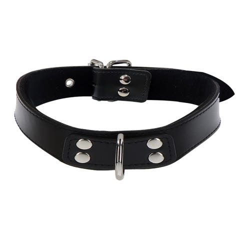 Collier BDSM Elegant D-Ring Luxury Bondage