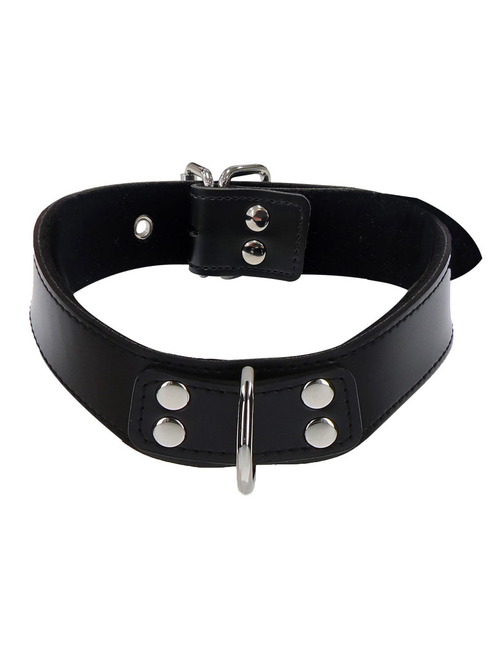 Collier BDSM Elegant D-Ring Luxury Bondage main product photo