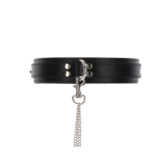 Kit Collier BDSM Heavy D-Ring et Menottes Luxury Bondage