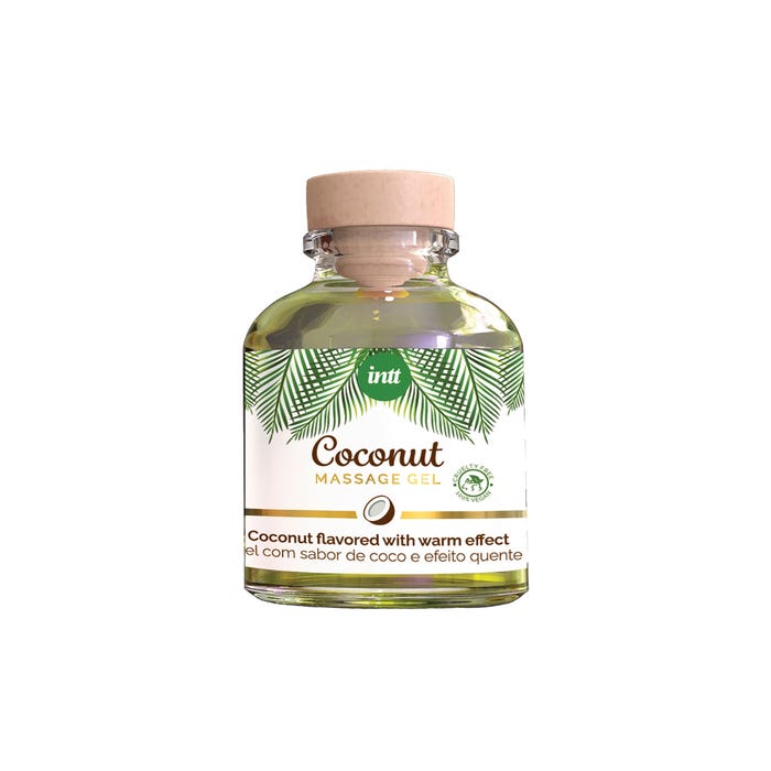 Gel de Massage Embrassable Chauffant Noix de Coco 30 ml