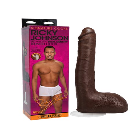 Gode XXL avec Testicules Vac-U-Lock Ricky Johnson 25,4 cm Signature Cocks