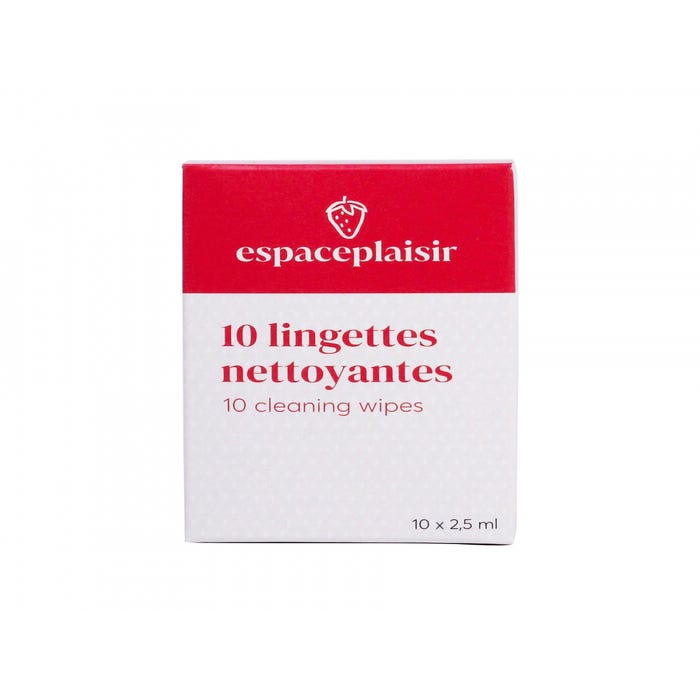 Lingette Nettoyante pour Sextoys x10