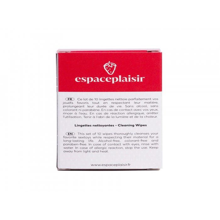 Lingette Nettoyante pour Sextoys x10