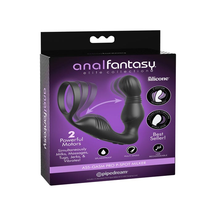 Stimulateur Prostatique Vibrant Ass-Gasm Anal Fantasy Elite
