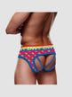 Jockstrap Rainbow Hearts
