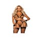 Ensemble 4 Pièces Ouvert 81653 Dentelle Noir