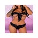 Tanga Ouvert Oksurin Dentelle Noir