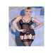Guêpière CR4415 Dentelle Noire