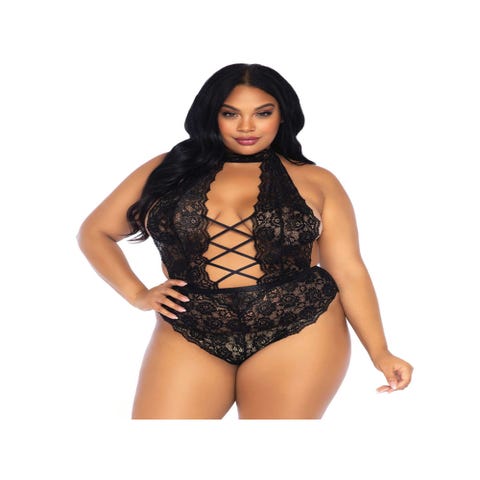 Body Ouvert 89245X Laçage Noir GT