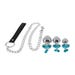 Kit de 3 Plugs Anal Bijou Coeur avec Laisse