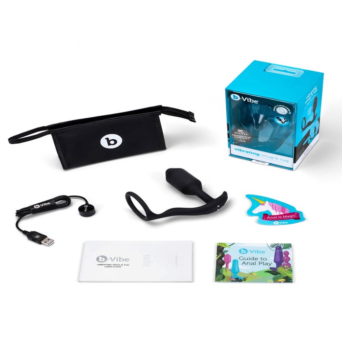 Plug Anal Vibrant & Cockring Snug & Tug M