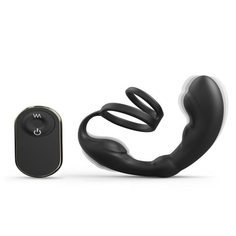 Stimulateur Prostatique Vibrant & Double Cockring P-Ring